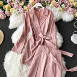Summer New Women Notched Lace Thin Shirt Top High Waist Slim Solid Casual Wide-leg Pants Office Ladies Two Piece