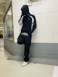 Trench Coat Embroidered Windproof Jacket Zipper