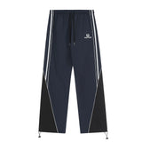 Patchwork Striped Baggy SweatpantsOutfit
