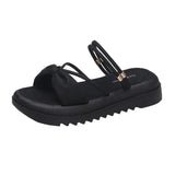 New Sandals Female Summer Net Red Fairy Wind With Fashionable And Comfortable Skirt Two Wear Rome Platform
