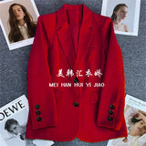 Suit Jacket Woman 2025 Spring And Autumn New Leisure Temperament Fried Street Suit Korean Version Suit Suit Dress