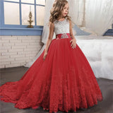 Girl Princess Dress Christmas Dress Girl Party Gown Backless Kids Girls Prom Party Dress New Year Children's