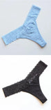 pcs/Lot Plus Size Women's Cotton Panties Underwear Sexy Lace Lingerie Panty Thongs G String Tanga T-back Seamless Female
