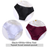 Women Lace Edge Cotton Briefs 3Pcs /Set Sexy Female Low-Rise Underpants Girl Seamless Intimate