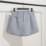 Zingj And Summer Shorts Women Wear High Waist A Word Large Size Black Autumn Thin Casual Bottom Spring Loose Wide-Leg