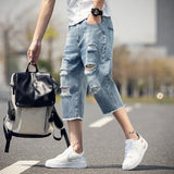 Shorts Men's Summer Thin Loose Hole Trend 2025 New Casual Trend
