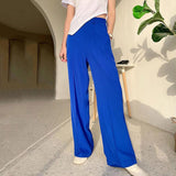 Capris Pants for Women High Waist Spring Summer Thin Casual Women's Pants New Style Loose Solid Fashion Suit Pants
