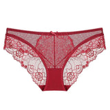 Plus Size S-XL Fashion High Quality Women's Panties Transparent Underwear Women Lace Soft Briefs Sexy Lingerie