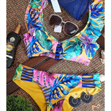 Sexy High Neck Bikini Swimwear Women Swimsuit Push Up Bathing Suits Beach Wear Brazilian Bikini Set Maillot De Bain