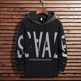 Fake Two-Piece Men Hoodies Trend Japanese Loose Wild Fashion Long-Sleeved Men Autumn Thin Hoodies for