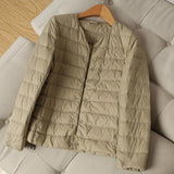 New Winter Women Ultra Light White Duck Down Jacket Short Coats Plus Size S-3xl Warm Female Down Jacket