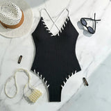 2025 Eye-Wear Rope Color Sexy Conjoined Sling Swimsuit Swimsuit