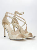 Burst Spring And Summer New Cross-Word Buckle Toe Fine Heel High Heels Jimmy Female