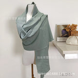 Robe Skirt Coat Women's Explosive Middle East Turkey Solid Color Big-Size Cardigan 2