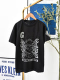 Women Streetwear Love Letter Print Top T-shirts Summer Fashion O Neck Short Sleeve Cotton T Shirt Woman Clothing
