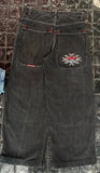 Y2K Baggy Jeans Men's Pattern Hip-Hop Street Harajuku Men's Wide-Legged