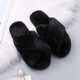 Zingj Slippers Female 2023 Spring Autumn New Women's Moon Flat Bottom Home Indoor And Outdoor Wear Plush Cotton Mop- Outfit