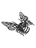 Hollow Out Butterfly Large Hair Claw- Outfit