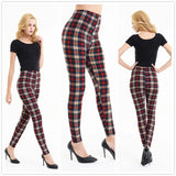 Plaid Printed Fashionable Slimming Cropped