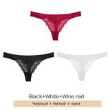 Sexy Lace Panties Women Low-waist Underwear Women's Thong Female G String Breathable Lingerie Temptation Intimates