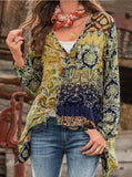 Stylish Unique Long Sleeve V-neck