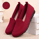 Casual Summer Mesh Breathable Shoes Women's Slip on Flat Shoes Ladies Loafers Comfortable Lightweight Sneaker Flats