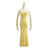 Zingj Pure Desire Women's Dress Mermaid Sexy High Waist Elastic Hip Sleeveless Dress Halter Fish Tail