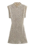 Women's Explosion Design Design Slender Sleeveless Slender Shoulder Slid