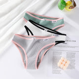 Women Cotton Underwear Panties Female Sexy Briefs Low Waist Pantys Set Seamless Solid Color Intimate Lingerie for Girl