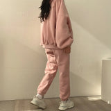 Women Letter Printed Loose Solid Sweatshirt Oversized Harajuku Hoodie New Autumn Winter Casual Fashion Pullover Warm
