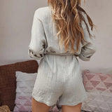 Spot 2025 Spring New Women's Pure Color Temperament Reverse Shirt Cotton
