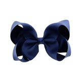 Solid Grosgrain Ribbon Hair Bows With Clip For Cute Girls Handmade Hair Clips Barrettes Hairpins Kids Hair