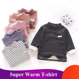 Lining Thick Toddler Boys Girls Sweatshirts Warm Autumn Winter Coat Sweater Baby Long Sleeve Outfit Tracksuit Kids