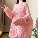 Strawberry Tassel Sweater- Outfit