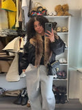 Fashion New Autumn And Winter Retro Thick Thick Collar Short Cotton Coat