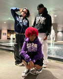 The Fall Of 2023, The New Street Hip-Hop Alphabet Printed Sweaters Are Fashionable For Lovers With