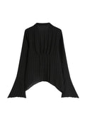 Spring Women's Long Sleeve Shirts Single Breasted Gothic Harajuku Design Chic Streetwear Y2K Trendy Female Vintage