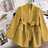 A Suit Jacket Woman In The Autumn Of 2025, The New Design Temperament Korean Version Of The Leisure Trend Green Suit