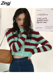 Cardigan Women V-neck Cropped Sexy Lady All-match Casual Ins Trendy Korean Fashion Elegant Gentle Slim Кардиган