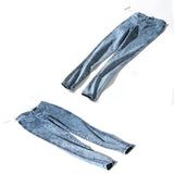 Zingj Denim Trousers New Autumn Style Slim, High Waist, High Stretch, Buttocks, Solid Color Pencil Trousers, Small