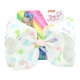 JoJo Bows JoJo Siwa Printed Grosgrain Ribber Hair Bow For Baby Girls Rainbow Handmade Hair Clips Headwear Hair