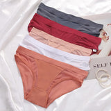 3PCS/Set Transparent Mesh Women's Panties Low Waist Ladies Briefs Female Underpants Fashion Girl Panty Lingerie