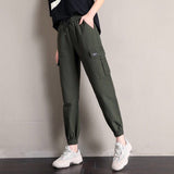 Women Cargo Pants Casual Streetwear Harajuku Pants Hip Hop Harem Pants Jogger Sweatpants High Waist Loose Female
