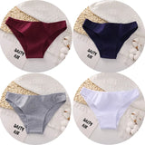Women Cotton Panties Sexy Low Waist Female Underpants Solid Elasticity Comfortable Underwear Women Panty Lingerie