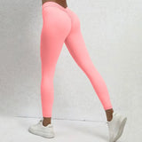 Zingj Embarrassment Line Peach Hip Fitness Yoga Pants V Waist Hip Tight Sports Pants-Outfit