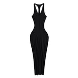 Zingj Trendy Women's Dress Hot Girls Sexy Slim, Bare-Back Dress, Holiday Style, Waist Girdle, Pericardium And Hip
