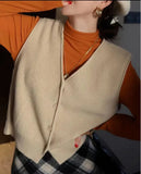 Zingj Vest Vest For Women To Wear A New Style Of Sleeveless Sweater In The Spring And Autumn Of