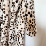 Long Belted Leopard Faux Fur Coat-Outfit