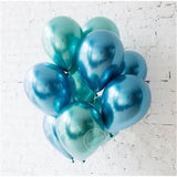 5/10/12inch Glossy Metal Pearl Latex Balloons Thick Chrome Metallic Colors helium Air Balls Globos Birthday Party