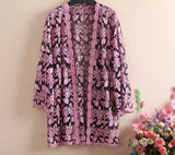Lace Cardigan Embroidery Women Casual Vintage Jackets Mujer Coat Jaqueta Feminino Casaco De La Big Plus Size 2XL~4XL